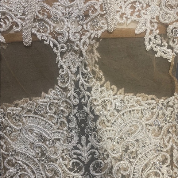 GALANNI EUDORA MIDI DRESS CREAM/NUDE - Picture 9 of 17